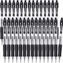 Gel Pens, 30 Pack Black Gel Pen Fine Point, Retractable Gel Ink Rollerball Pens for Smooth Writing (0.7mm) Back to School Supplies
