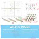 Jethami 6 Pack Paint by Numbers Kit for Adults Beginner, Easy Flowers DIY Painting Canvas Art Kit for Home Wall Decor 8x12 in (Boho Flowers-02)