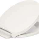 Kohler K-28005-96 Drift ReadyLatch Quiet Close Round Toilet Seat, Biscuit