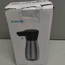 AIKE Magnetic Charging Waterproof Automatic Soap Dispenser for Liquid Soap Spot Resist Stainless Finish 14fl.oz. Model AK1337