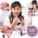 Play Purse for Little Girls - Toddler Girl Toys Includes Phone, Wallet, Fake Makeup Accessories - 3 Year Old Girl Gifts Princess Toys Dress Up Pretend Play Birthday Gift for Girls Ages 3 4 5 6 +