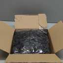 LELEE Rose Head Flowers with Stem - 108pcs Black Roses Artificial Flowers Bulk - Silk Rose Fake Flower for Bridal Gothic Wedding Bouquet Party Home Decor DIY Centerpieces Hotel Decorations