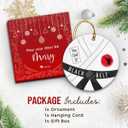 3 x Karate Christmas Ornament 2025 - Karate Black Belt Gifts for Boys, Men, Girls, Jiu Jitsu Ornament, Motivational Jiu Jitsu Gifts for Students, Teachers, Coaches, Ceramic Hanging Decor