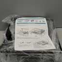 iSPECLE Expandable in Sink Dish Drying Rack - Adjustable Capacity Over The Sink Dish Drainer Drying Rack for Kitchen, 12.4"-17.1" L x 12.8" W, Black (Medium)