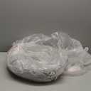 Dog & Cat Bed for Indoor Cats, 21.5 in Calming Donut Bed for Puppy and Kitten, Washable Round Fluffy Pet Bed for Small Medium Dogs and Cats Cotton Faux Fur, Anti-Slip Base (Light Grey)