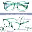 3 Pack Progressive Multifocal Reading Glasses for Women Men Blue Light Blocking Computer Glasses Spring Hinge Readers(3 Mix C3, 1.25)