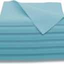 AAwipes Violin Clean Cloths Microfiber (6-Pack 12"x12" Cloths Blue) Plush Polishing Cloths for Musical Instruments Premium Cleaning Cloths for Guitar Piano Clarinet Trumpet Sax Universal (HCIS-1212-B)