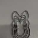 Easter Bunny Cookie Cutter Set, 5 Pieces Easter Bunny Rabbite Cookie Cutter Set for Kids,Stainless Steel Easter Cookie Biscuit Cutter Shapes Holiday Themed Party Supplies