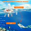 Scuba Diving Ventilator System, Portable Tankless Lung Underwater Breathing Device with 50FT Long Tube, High-Flow Rechargeable Air Compressor for Snorkeling, Recreational Diving & Fishing