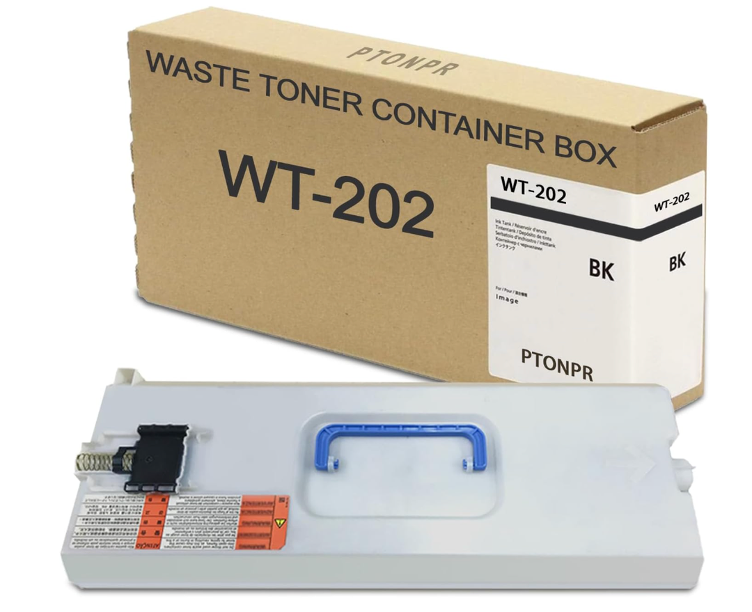 WT-202 High-Capacity Waste Toner Box 1-Pack Replacement for Canon WT202 Waste Toner Container for imageRUNNER Advance C3320 C3325 C3325i C3330 C3330i C3520 C3520i C3525 C3525i C3530 C3530i Printer