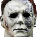 Michael Myers Mask,Halloween Horror Masquerade Cosplay Party Mask,MyersCostume Accessory for Cosplay (Green)