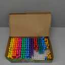 200 Pcs Mini Bubble Wands in 10 Colors, Bulk Party Favors for Kids, Themed Birthday, Christmas, New Year, Valentine, Carnival, School Classroom Prizes for Boys & Girls, Ideal Goodies Bags Stuffers