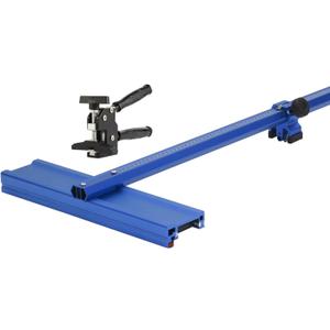 Manual Tile Cutter with Tungsten Carbide Scoring Wheel | 35.4" Precision T-Bar Cutter for Porcelain & Ceramic Tiles | Portable Design with Aluminum Ruler & Plier (Blue) (Small)