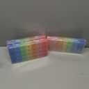 Dandat 3 Pack 10.2 inch Weekly Pill Organizer 4 Times a Day Pill Organizer 4 Times a Day Large Medicine Box Travel Daily Cases Holder 28 Days Dispenser for Hold Medicine Vitamins/Fish Oils