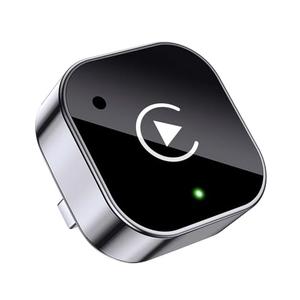 WDZWFHK Wireless CarPlay Adapter & Android Auto Dongle, Fast Auto-Connect, Compact Plug & Play Wireless CarPlay Converter for iPhone & Android, USB/USB-C, No Delay, Seamless Reconnection (Black)