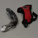 SlowTon Dog Seat Belt Harness for Car, Dog Car Harness Adjustable Mesh Breathable & Dog Seatbelt Safety Tether with Elastic Bungee for Small Medium Large Pets(Red, Double Clip, XXXS)