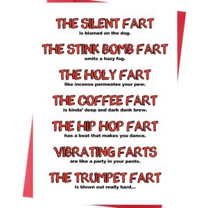 2 x Funny Old Fart Birthday Card for Men  Hilarious Birthday Gift for Husband, Boyfriend, Brother or Coworker  Rude Fart Joke Card (SK-069)