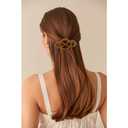 Atoden Flat Hair Clips Barrettes for Thick Thin Fine Hair 6Pcs French Barrette Glossy Large Hair Slides Non Slip Strong Hold Clamps Vintage 90s Accessories for Women Girls Gifts