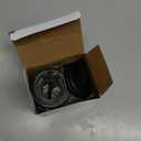 Deadbolt with Round Trim, Keyed 1 Side, Matte Black Finish