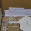 TEKXYZ Telescoping Balloon Stand Set of 2, 1.5ft to 7ft Free Adjustable Metal Balloon Column Stand for Party Decorations