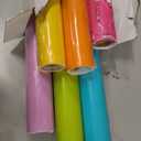Skyygemm 6 Rolls Bulletin Board Paper Rolls,4 x 24 ft,Neon
