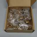 Ravinte 15 Pack 1-1/4 inch Kitchen Cabinet Knobs Champagne Bronze Dresser Zinc Pulls Door Drawer Handles for Dresser Drawers