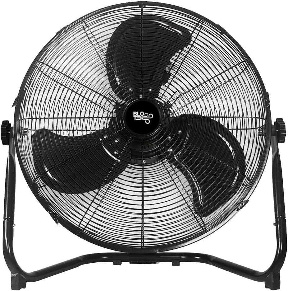 20" Floor Fan and Wall Mount delivers high-velocity airflow for an air mover, garages, homes, or job sitesversatile design mounts on floor or wall for max cooling. W58333 VF-20S