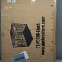 Amazon Basics - Durable,Foldable Metal Wire Dog Crate with Tray, Double Door, 42 x 28 x 30 in, Black