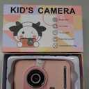 Upgrade Kids Selfie Camera,Chritmas Birthday Gift for 3-9 Years Old Girls,Portable Toy for 3 4 5 6 7 8 9 Year Children,Toddler 1080HD Digital Video Camcorder Camera with 32G SD Card Pink