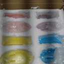 FoldTier 4 Pcs Easter Candy Dish Colorful Bunny Glass Candy Jar with Lid Bunny Cookie Sugar Storage Bowl Decorative Glass Dish for Spring Easter Table Decorations Gift Party Supply