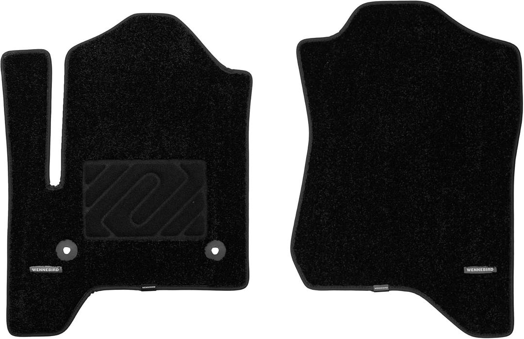 WENNEBIRD Superior Carpet Front Row Floor Mats for 2015-2020 Chevrolet Suburban, 0.6-Inch Ultra-Thick, Noise-Reducing, All-Weather Waterproof Anti-Slip  2-Pc Set