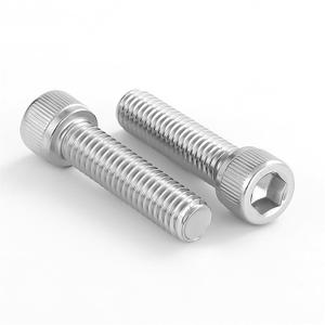 1/4-20 x 1-1/4" Socket Head Cap Screws Bolts, 304 Stainless Steel 18-8 Bright Finish, Allen Hex Drive, Fully Threaded, 25 PCS
