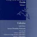 By Ron Larson - Calculus: Study and Solutions Guide Vol. 1, 8th Edition (8th Edition) (2005-02-24) [Paperback]
