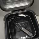 Chefman Fry Guy, The Most Compact & Convenient To Deep Fry Comfort Food, Restaurant-Style Basket With A 1.6-Quart Capacity, Easy-View Window & Adjustable Temp Control, Stainless - 1.5 Liter