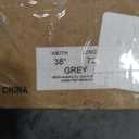 Window Blind Dual Layer Polyester Zebra Roller Light Filtering Sheer Shades Window Treatments Privacy Light Control for Day and Night(W35 x H72(Inch), Grey)