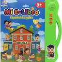 Baby Books Montessori Toys for 1 2 3 Year Old Boy Girl, Bilingual Spanish Educational Alphabet Preschool Learning Activities for Kids 1-6, Speech Therapy Toys for Toddlers Kids Birthday Gifts Ideas
