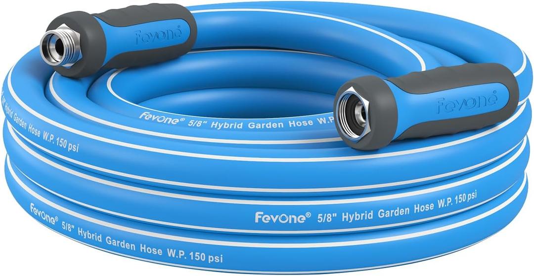 Fevone Garden Leader Hose 6 ft., Lightweight Hybrid Water Hose, Flexible and Durable, Leak-Free Connections