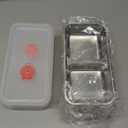 6 Pcs Stainless Steel Snack Containers 30 oz 2-compartment Meal Prep Containers Reusable Metal Divided Bento Box with Silicone Lids Leakproof Lunch Box Dishwasher Safe (White)