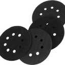 4 Pcs 5 inch 8 Hole Hook and Loop Pad Interface 5 Orbital Sander Pad for 5 inch Orbital Sander Multi Hole Pads Protector Extends The Backing pads Lifetime for Random Orbitals Sanders Pads