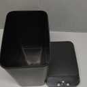 jinligogo Bathroom Small Trash Can with Lid, 2.6 Gallon Touchless Automatic Garbage Can Slim Waterproof Motion Sensor Smart Trash Bin for Bedroom, Office, Living Room-Black