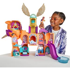 My Little Pony Toys, Sunny's Playset Reveal, 25-Inch-Tall Transforming Doll Playsets and Interactive Toys for 5 Year Old Girls & Boys