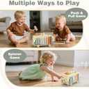 Vanplay Montessori Toys for 1 Year Old - Wooden Hammering Pounding Toys for One Year Old Girls Boy Gifts, 7 in 1 Learning Activities for Baby First Christmas Birthday Gifts for Toddlers 1-3-2-4