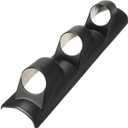 UNIVERSAL 2 6 52MM ABS TRIPLE HOLE PILLAR GAUGE MOUNT HOLDER BLACK JLM92E57
