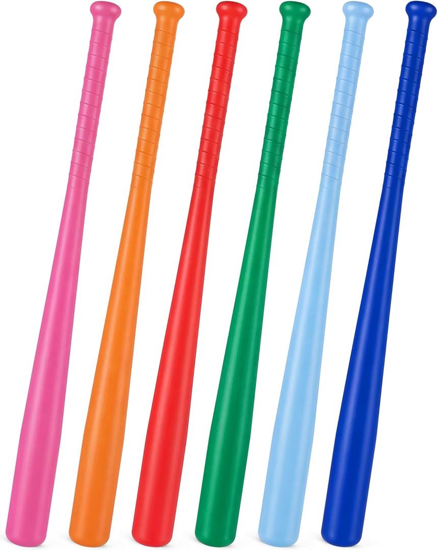 Liliful Plastic Baseball Bat 29.5 Inch Baseball Bat Solid Lightweight Plastic Bat with Molded Plastic Grip Handle for Daily Baseball Practice Festival Gift Party Decoration