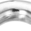 PATIKIL 90 Degree Mandrel Bend Elbow, 1 3/4 Inch OD Steel Exhaust Elbow Exhaust Piping Connector 304 Stainless for Exhaust Pipe Modified Stair Handrail HVAC