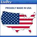 LivDry Large Ultimate Adult Incontinence Underwear, High Absorbency, Leak Cuff Protection, L, 60-Pack