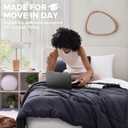 UGG Leonora Twin Comforter Set, Soft & Lightweight, 2-Piece, Navy Blue, Twin/XL