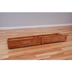 Drawer Sets Storage for Futon Frames Monterey, Phoenix, Eldorado, Montreal, Excelsior, Lakeshore, Northland, Cordova, Ocean Side, Chalet, (Butternut Honey Brown, Queen Size Set of 2) Drawer Sets Storage for Futon Frames Monterey, Phoenix, Eldorado, Montreal, Excelsior, Lakeshore, Northland, Cordova, Ocean Side, Chalet, (Butternut Honey Brown, Queen Size Set of 2)