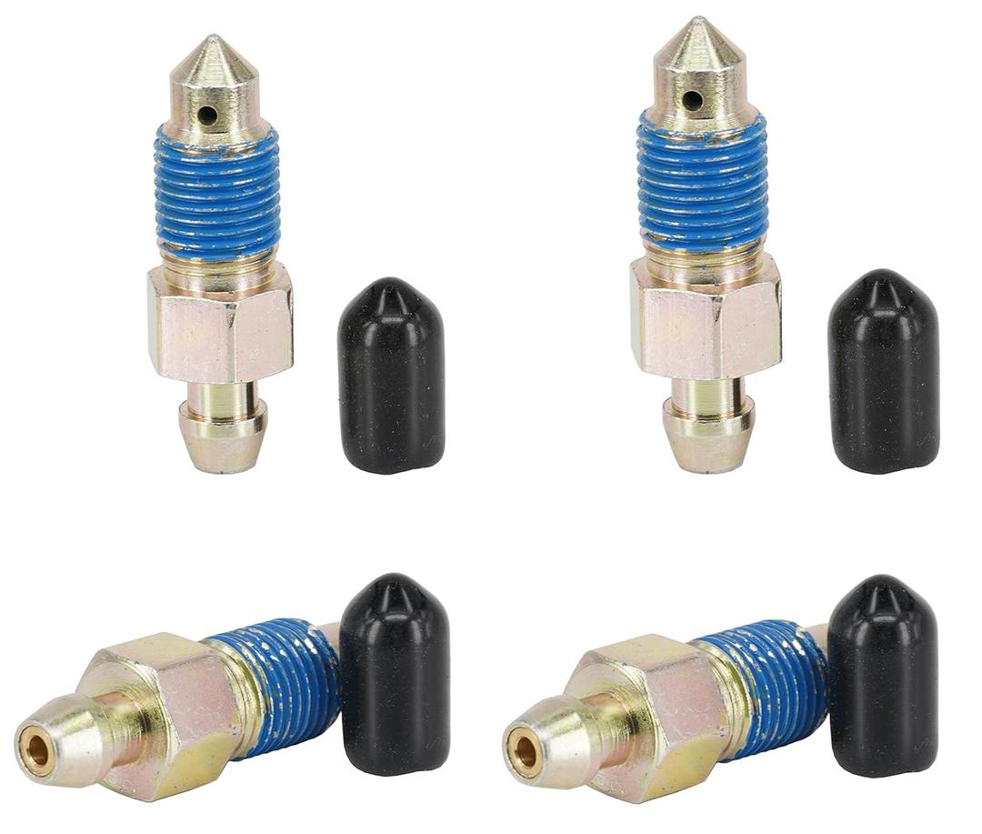 4-Piece Speed Bleeder Kit with Dust Caps - M10x1.0-35.4mm, H9410-4, 107392, 639560