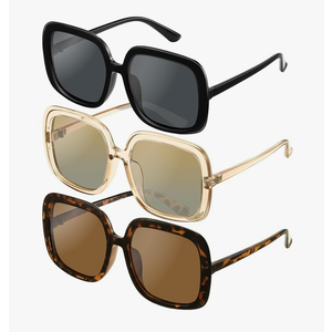 miyya Oversized Polarized Sunglasses Women, Trendy Retro Sun Glasses for Women 2025, Oversized Shades